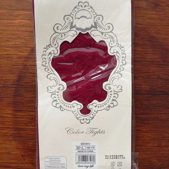 NOT FOR SALE - Set of 3 Tights - White, Green & Red - Picture 3 of 7